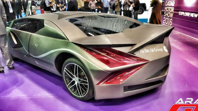 Illustration for article titled Qatar's First-Ever Sports Car Is Unveiled, But Maybe That Wasn't Such A Hot Idea